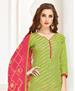 Picture of Fascinating Green Cotton Salwar Kameez