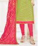 Picture of Fascinating Green Cotton Salwar Kameez