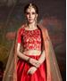 Picture of Well Formed Red Lehenga Choli