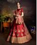 Picture of Delightful Red Lehenga Choli