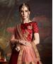 Picture of Delightful Red Lehenga Choli