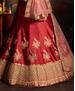 Picture of Delightful Red Lehenga Choli