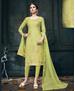 Picture of Pretty Light Green Cotton Salwar Kameez