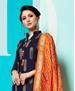 Picture of Radiant Navy Blue Cotton Salwar Kameez