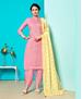 Picture of Gorgeous Pink Cotton Salwar Kameez