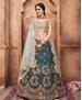 Picture of Beautiful Teal Blue Lehenga Choli