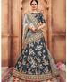 Picture of Resplendent Dark Grey Lehenga Choli