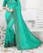 Picture of Superb Sea Green Silk Saree