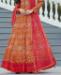 Picture of Fine Orange Anarkali Salwar Kameez