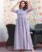 Picture of Superb Lavender Readymade Gown