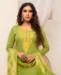 Picture of Radiant Light Green Cotton Salwar Kameez