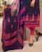 Picture of Admirable Navy Blue Cotton Salwar Kameez