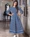 Picture of Amazing Steel Blue Readymade Gown