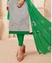 Picture of Fine Grey Cotton Salwar Kameez