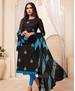 Picture of Gorgeous Black Cotton Salwar Kameez