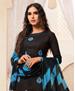 Picture of Gorgeous Black Cotton Salwar Kameez