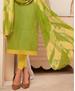 Picture of Radiant Light Green Cotton Salwar Kameez