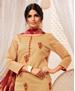 Picture of Gorgeous Beige Cotton Salwar Kameez