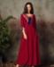 Picture of Ideal Red Readymade Gown