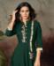 Picture of Well Formed Pine Green Readymade Gown