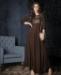 Picture of Comely Brown Readymade Gown