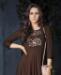 Picture of Comely Brown Readymade Gown