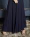 Picture of Well Formed Navy Blue Readymade Gown