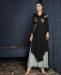 Picture of Appealing Black & Grey Readymade Gown