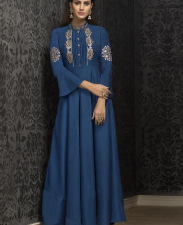 Picture of Charming Blue Readymade Gown