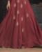 Picture of Classy Dark Pink Readymade Gown