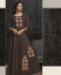 Picture of Beautiful Dark Brown Readymade Gown