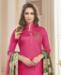 Picture of Excellent Dark Pink Cotton Salwar Kameez