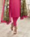 Picture of Excellent Dark Pink Cotton Salwar Kameez