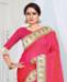 Picture of Splendid Fuschia Pink Silk Saree