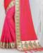 Picture of Splendid Fuschia Pink Silk Saree