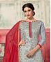 Picture of Grand Grey Straight Cut Salwar Kameez