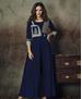 Picture of Graceful Navy Blue Readymade Gown