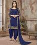 Picture of Sightly Royal Blue Patiala Salwar Kameez