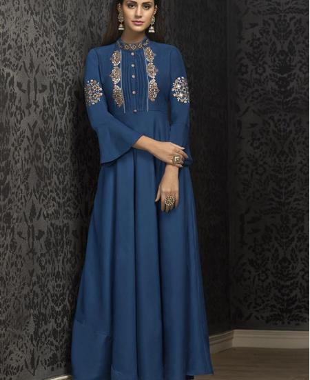 Picture of Charming Blue Readymade Gown