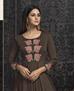 Picture of Beautiful Dark Brown Readymade Gown