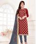 Picture of Beauteous Maroon Cotton Salwar Kameez