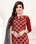 Picture of Beauteous Maroon Cotton Salwar Kameez