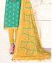 Picture of Pretty Sea Green Cotton Salwar Kameez