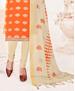 Picture of Grand Orange Cotton Salwar Kameez