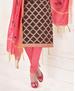 Picture of Amazing Brown Cotton Salwar Kameez