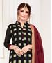 Picture of Gorgeous Black Cotton Salwar Kameez