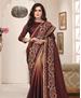 Picture of Magnificent Beige & Brown Designer Saree