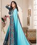 Picture of Superb Light Blue & Blue Designer Saree