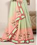 Picture of Superb Pastel Green Designer Saree