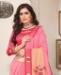 Picture of Elegant Pink Designer Saree